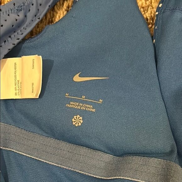 Nike Blue and White Women's Swimsuit  E - Picture 2 of 9